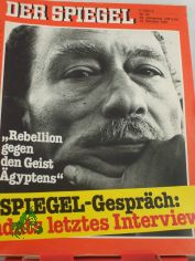 DER SPIEGEL 42/1981, Spiegel-Gesprch: Sadats letztes Interview