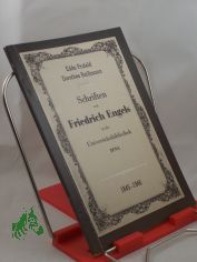 Bibliographisches Verzeichnis der Schriften von Friedrich Engels im Bestand der Universittsbibliothek Jena : 1845 - 1946 / Edda Profeld; Dorothee Reimann