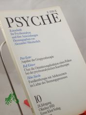 10/24, 1970, Aspekte der Gruppentherapie