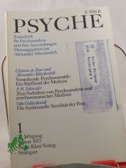 1/27, 1973, Zum Verhltnis von Psychoanalyse und psychosomatischer Medizin