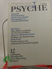 12/27, 1973,  Margarete Mitscherlich-Nielsen Probleme der Idealisierung