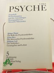 5/28, 1974, Klaus Horn Der berraschte Psychoanalytiker