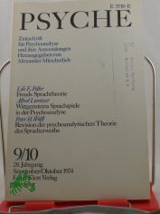 9/10/1974, Charlotte Balkanyi Die Verbalisierung in der psychoanalytischen Deutungsarbeit