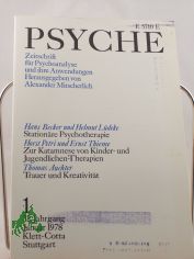 1/32, 1978, Horst Petri und Ernst Thieme Katamnese zur analytischen Psychotherapie im Kindes- und Jugendalter