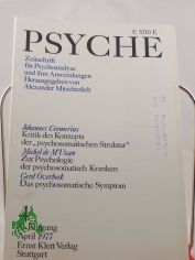 4/31, 1977, Michel de M'Uzan Zur Psychologie der psychosomatisch Kranken