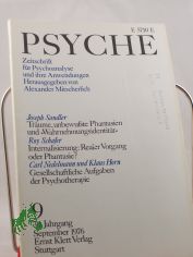 9/30, 1976, Roy Schafer Internalisierung: Realer Vorgang oder Phantasie?