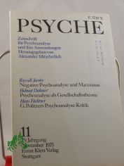 11/29, 1975, Helmut Dahmer Psychoanalyse als Gesellschaftstheorie