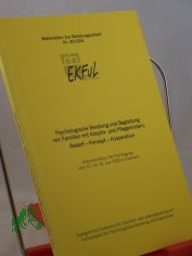 Psychologische Beratung u. Begleitung v. Familien mit Adoptiv- und Pflegekindern, Bedarf Konzept Kooperation