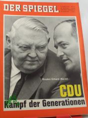 13/1966, Rivalen Erhard-Barzel CDU Kampf der Generationen