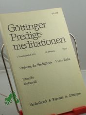 Ordnung der Predigttexte, Vierte Reihe, Estomihi bis Exaudi, Heft 2, 1976