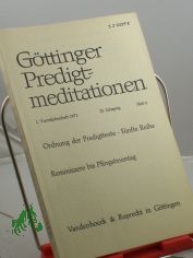 Ordnung der Predigttexte, Fnfte Reihe, Reminiszere bis Pfingstsonntag,  Heft 3, 1971