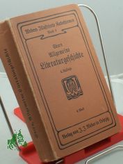 Grundri der Allgemeinen Literaturgeschichte