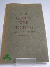 Vergegenwrtigung : Aufstze z. Auslegung d. Alten Testaments / Mit e. Vorw. von Hans Urner