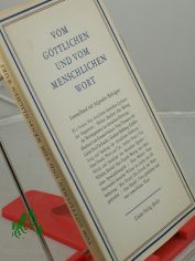 Vom gttlichen und vom menschlichen Wort / Hrsg. v. Otto Riedel