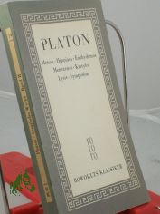 Plato: Smtlich Werke. -  	2. Menon, Hippias I, Euthydemos, Menexenos, Kratylos, Lysis, Symposion