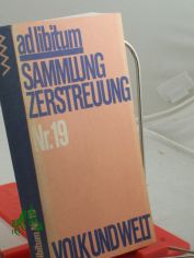 Ad libitum : Sammlung Zerstreuung, Volk und Welt Nr. 19