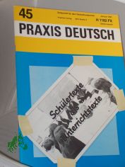 1/1981, Schlertexte als Unterrichtstexte