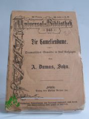 Die Cameliendame, A. Dumas, Sohn