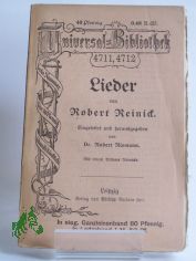 Lieder, Robert Reinick