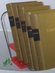 Werke ||Fontanes Werke : in fnf Bnden / Fontane. Ausgew. u. eingel. von Hans-Heinrich Reuter Mehrteiliges Werk