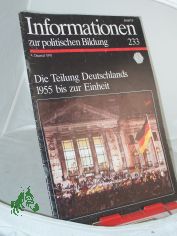 4. Quartal 1991, Die Teilung Deutschlands bis zur Einheit