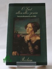 O Lust, allen alles zu sein : deutsche Modelektre um 1800 / hrsg. von Olaf Reincke