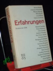 Erfahrungen : Erzhler d. DDR; Anthologie / hrsg. von Harald Korall u. Werner Liersch