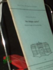 Den Schpfer spielen? : Eth. Fragen d. Gentechnologie / Erhard Geissler. Hrsg. vom Sekretariat d. Hauptvorstandes d. Christl.-Demokrat. Union Deutschlands