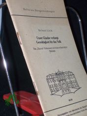 Unser Glaube verlangt Gerechtigkeit fr das Volk : das 