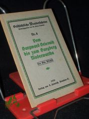 Vom Burgward Briesnitz bis zum Burgberg Niederwartha / von Otto Mrtzsch