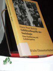 Schlsselbegriffe der Soziologie : e. Einf. mit Lehrbeispielen / Hans Paul Bahrdt