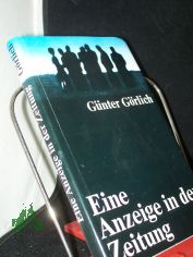 Eine Anzeige in der Zeitung / Gnter Grlich
