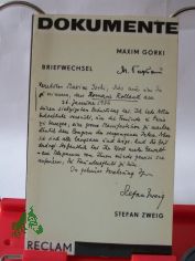 Briefwechsel / Maxim Gorki ; Stefan Zweig. Hrsg. von Kurt Bttcher. Aus d. Russ. bers. von Irmgard Neugebauer. Aus d. Franz. bers. von Helga Hasselbach