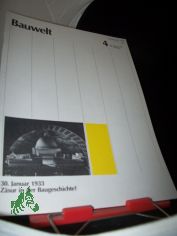 4/1983 30. Januar 1933 Zsur in der Baugeschichte