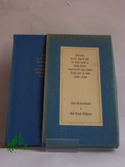 Freund, so du etwas bist, so bleib doch ja nicht stehn: man mu aus einem Licht fort in das andre gehn : Spruchsammlg / Heinrich Tieck