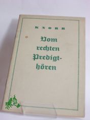 Vom rechten Predigthren