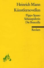 Knstlernovellen / Heinrich Mann. Nachw. von Heide Eilert