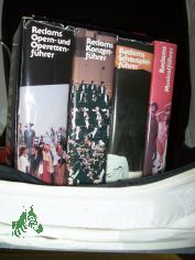 Reclams Musik- und Theaterfhrer. 4 Bnde in Kassette (Reclams Musicalfhrer, Reclams Opern- und Operettenfhrer, Reclams Schauspielfhrer, Reclams Konzertfhrer Orchestermusik