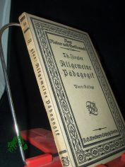 Allgemeine P�dagogik : Sechs Vortr�ge / von Theobald Ziegler