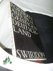 Portrts aus dem geistigen Deutschland,