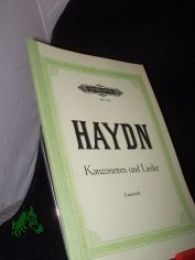 Kanzonetten und Lieder fr eine Singstimme mit Klavier : 12 englische Kanzonetten und 2 Lieder, 21 deutsche Lieder / Joseph Haydn. Neue Ausg. fr d. prakt. Gebrauch von Ludwig Landshoff