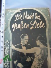 Nummer 1983, 1933, Die Nacht der groen Liebe