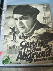 Nummer 1951, 1933, Sprung in den Abgrund. Spuren im Schnee. mit Harry Piel