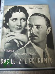Nummer 1929, 1933, Das letzte Erlebnis, mit Kay Francis und William Powell