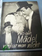 Nummer 1914, 1933, So ein Mdel vergisst man nicht