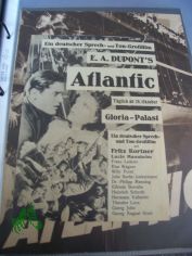 Ein deutscher Sprech- und Ton-Grofilm, E. A. Duponts ATLANTIC, Tglich ab 28. Oktober, Gloria-Palast