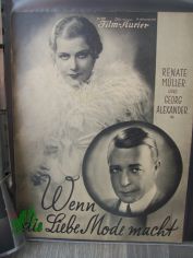 Nummer 1896, 1932, Wenn die Liebe Mode macht mit Renate Mller und Georg Alexander