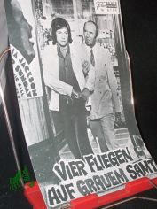 Nr. 6195, August 1972, Vier Fliegen auf grauem Samt