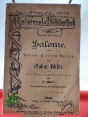 Salome, Drama in einem Aufzug