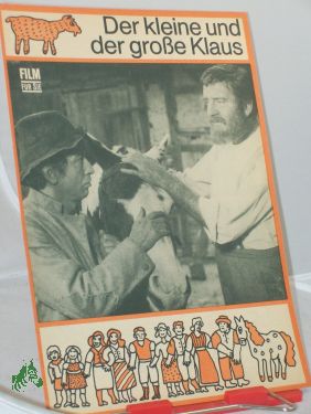 17/72, Der kleine und der große Klaus - Filmheft, Film für Sie, 4seitiges Faltblatt